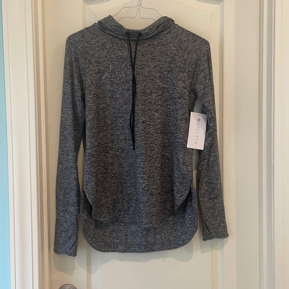 Athleta uptempo hoodie grey
